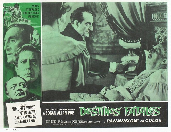 Tales of Terror - Lobby Cards - Basil Rathbone, Vincent Price