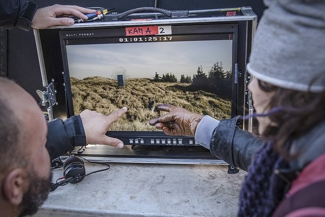 Za niebieskimi drzwiami - Forgatási fotók