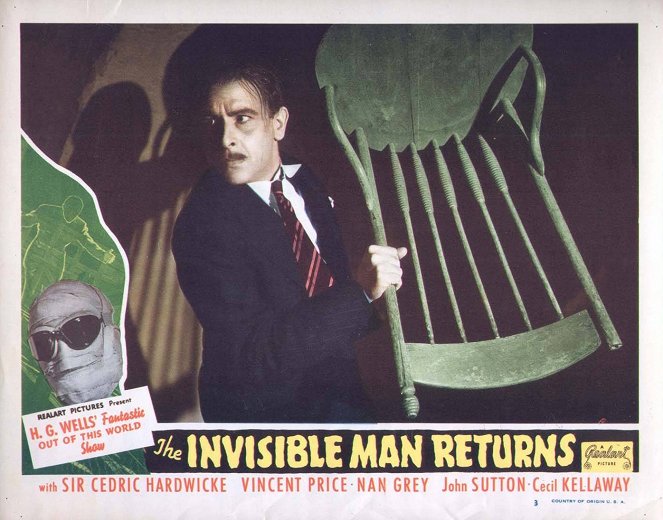 The Invisible Man Returns - Lobby karty - Cedric Hardwicke