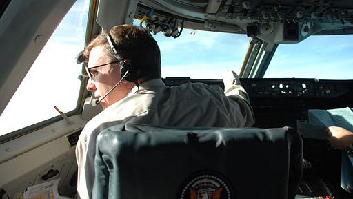 An Bord der Air Force One - Filmfotos