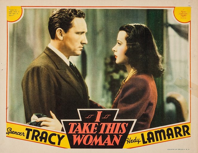 I Take This Woman - Mainoskuvat - Spencer Tracy, Hedy Lamarr