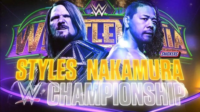 WrestleMania 34 - Promokuvat - Allen Jones, Shinsuke Nakamura