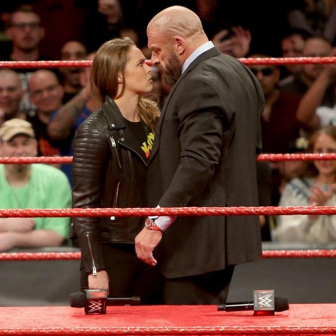 WWE Monday Night RAW - Photos - Ronda Rousey, Paul Levesque