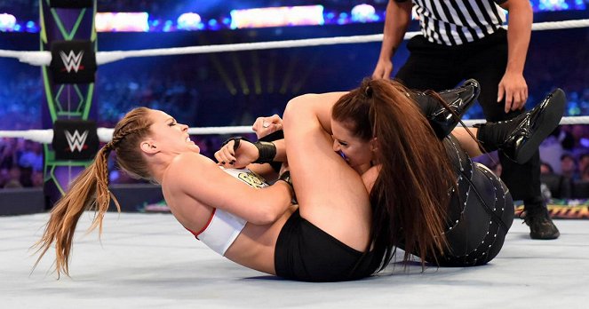 WrestleMania 34 - Photos - Ronda Rousey, Stephanie McMahon