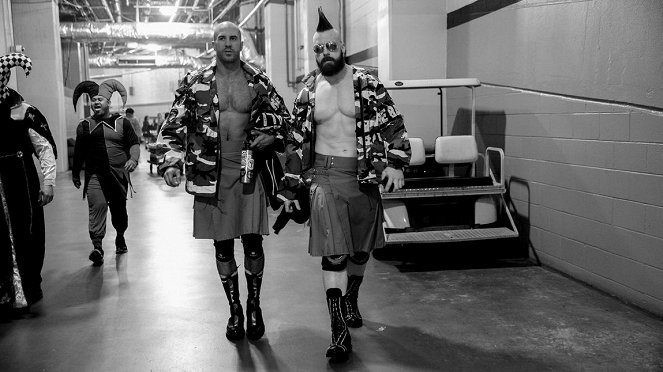 WrestleMania 34 - Forgatási fotók - Claudio Castagnoli, Stephen Farrelly