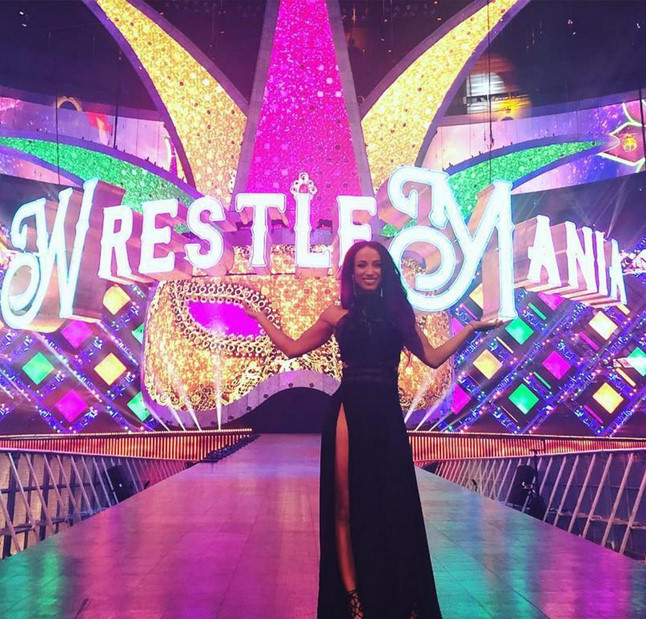 WrestleMania 34 - Forgatási fotók - Mercedes Kaestner-Varnado