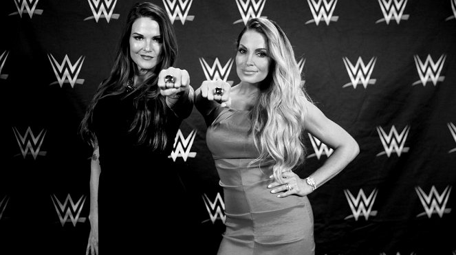 WWE Hall of Fame 2018 - Dreharbeiten - Amy Dumas, Trish Stratus