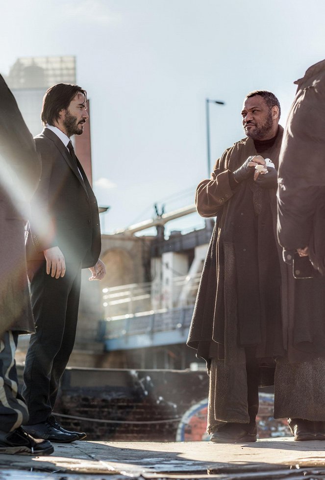 John Wick: 2. felvonás - Filmfotók - Keanu Reeves, Laurence Fishburne