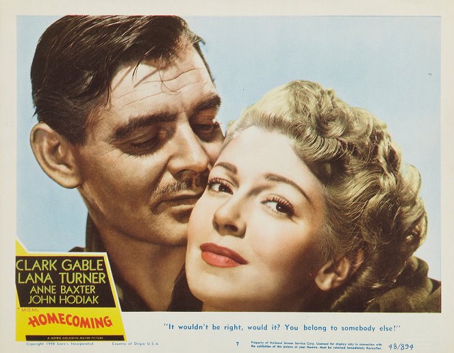 Homecoming - Fotocromos - Clark Gable, Lana Turner