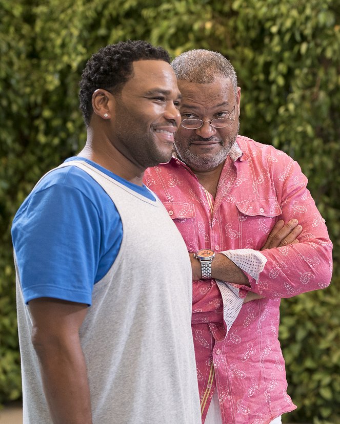 Black-ish - First and Last - Van film - Anthony Anderson, Laurence Fishburne
