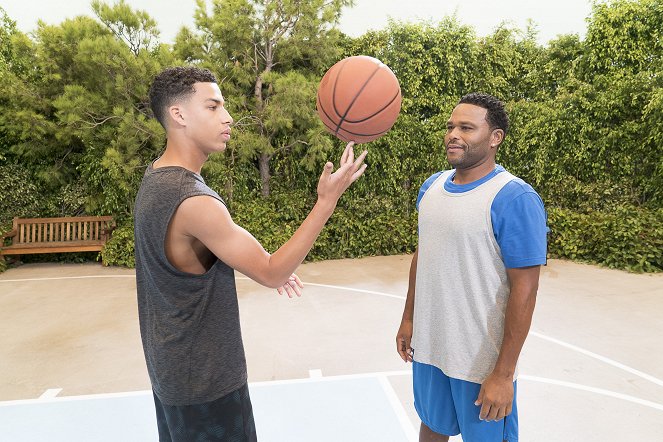 Black-ish - First and Last - Del rodaje - Marcus Scribner, Anthony Anderson