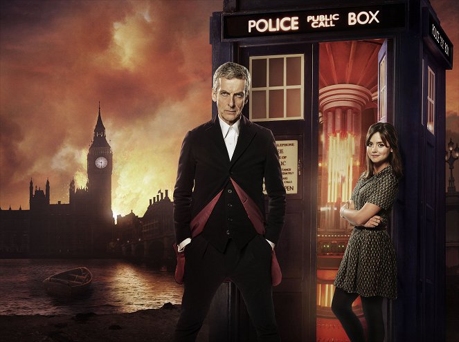 Doktor Who - Season 8 - Deep Breath - Z filmu - Peter Capaldi, Jenna Coleman