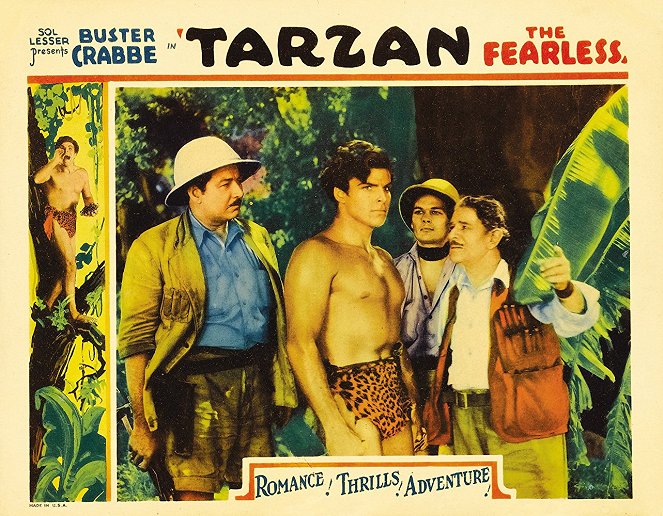 Tarzan l'intrepide - Cartes de lobby