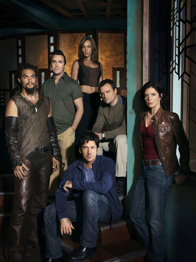 Stargate Atlantis - Season 3 - Werbefoto - Jason Momoa, Paul McGillion, Rachel Luttrell, Joe Flanigan, David Hewlett, Torri Higginson