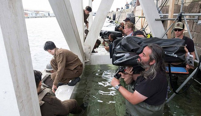 Dunkirk - Z nakrúcania - Christopher Nolan, Hoyte van Hoytema