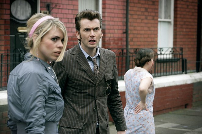 Doktor Who - Latarnia głupców - Z filmu - Billie Piper, David Tennant
