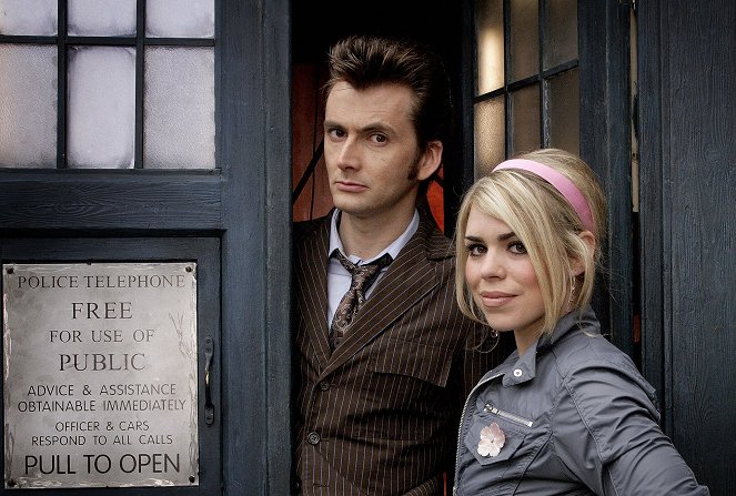 Doctor Who - The Idiot's Lantern - Promoción - David Tennant, Billie Piper