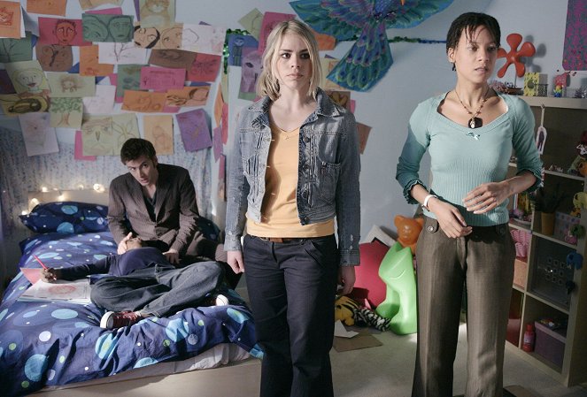 Pán času - Kdo se bojí Chloe - Z filmu - David Tennant, Billie Piper, Nina Sosanya