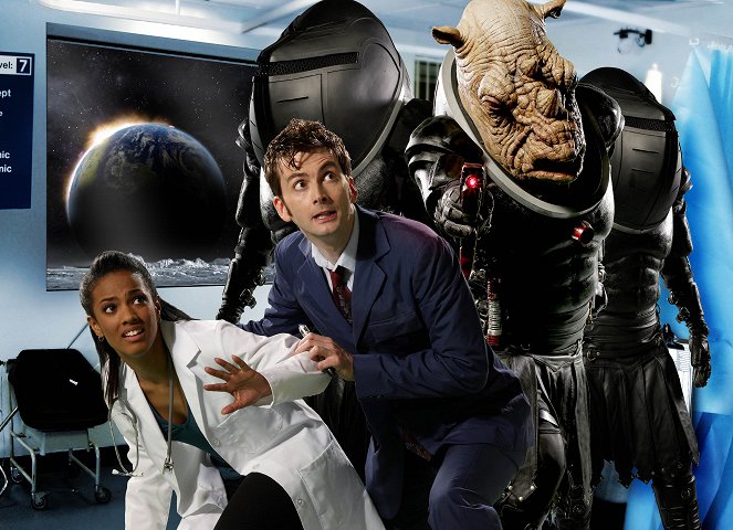 Doctor Who - Smith and Jones - Promoción - Freema Agyeman, David Tennant