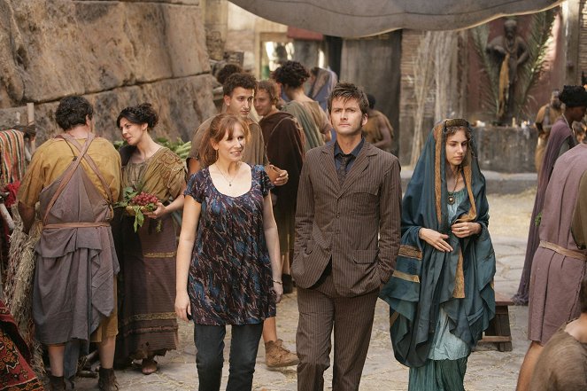 Doctor Who - The Fires of Pompeii - Van film - Catherine Tate, David Tennant