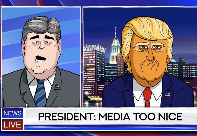 Our Cartoon President - Media Strategy - De la película