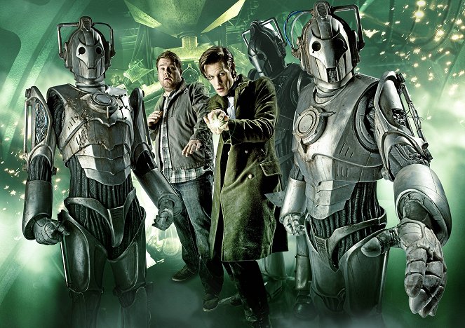 Doctor Who - Zeit zu gehen - Werbefoto - James Corden, Matt Smith