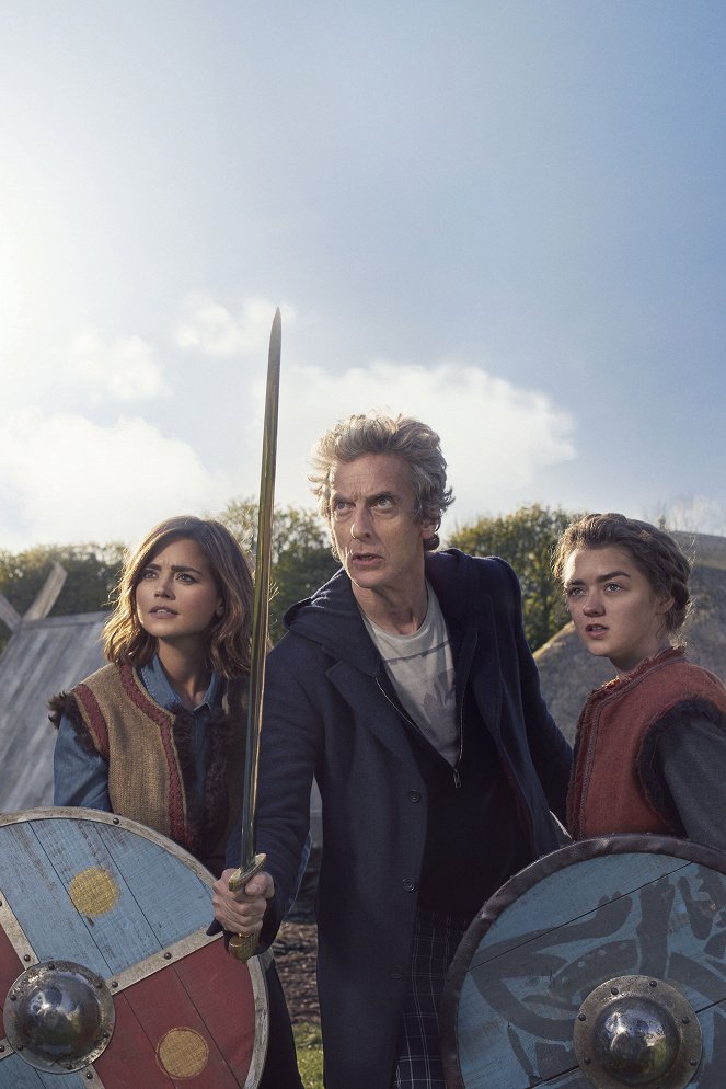 Doctor Who - The Girl Who Died - Photos - Jenna Coleman, Peter Capaldi, Maisie Williams