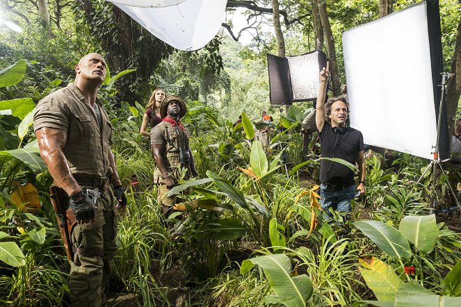 Jumanji: Willkommen im Dschungel - Dreharbeiten - Dwayne Johnson, Karen Gillan, Jake Kasdan