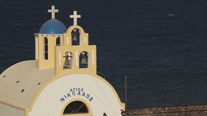 Santorini, ostrov opředený legendami - Z filmu