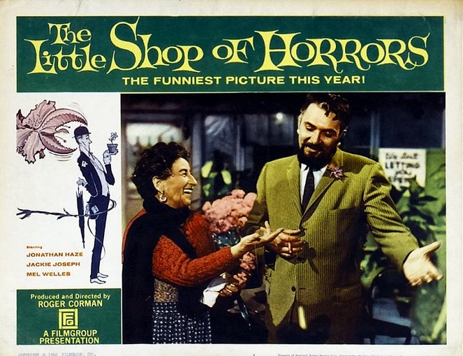 The Little Shop of Horrors - Lobbykaarten - Leola Wendorff, Mel Welles