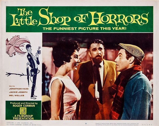 The Little Shop of Horrors - Lobbykaarten - Jackie Joseph, Mel Welles, Jonathan Haze