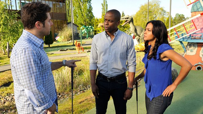 Psych - Juliet Takes a Luvvah - Kuvat elokuvasta - James Roday Rodriguez, Dulé Hill, Parminder Nagra