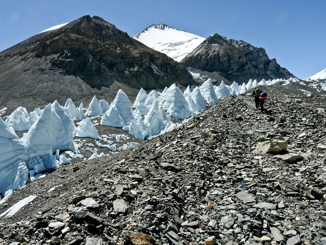 Der Erste auf dem Mount Everest? - Filmfotos