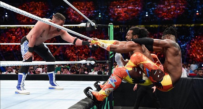WWE Greatest Royal Rumble - Photos - Austin Watson, Kofi Sarkodie-Mensah