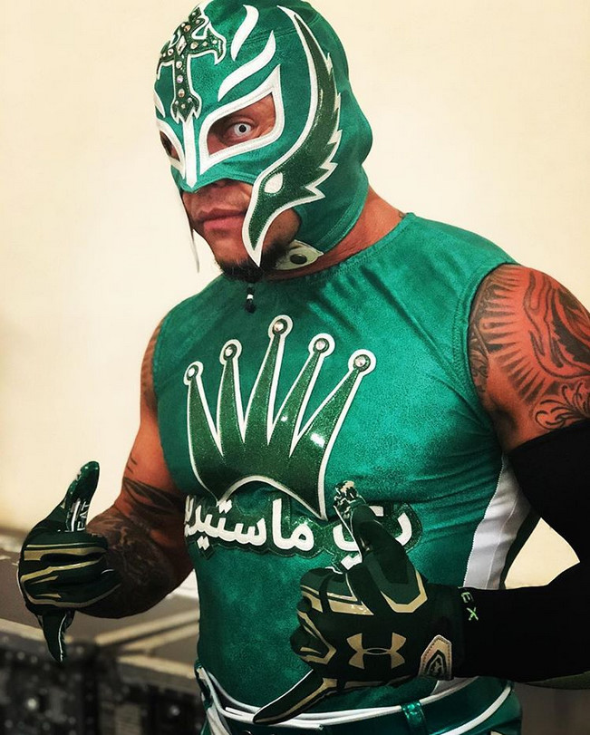 WWE Greatest Royal Rumble - Del rodaje - Rey Mysterio