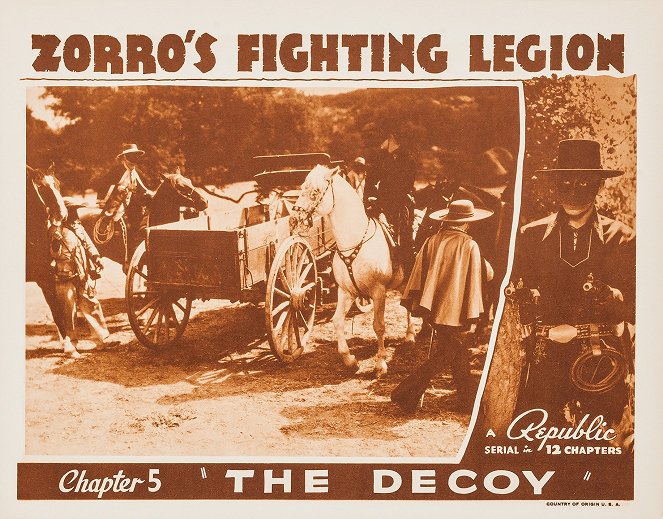 Zorro's Fighting Legion - Lobby Cards