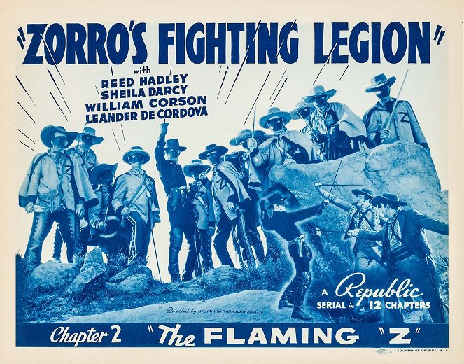 Zorro's Fighting Legion - Lobby Cards