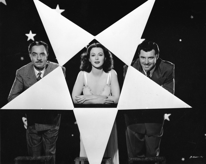 Rakkautta ja tähtitiedettä - Promokuvat - William Powell, Hedy Lamarr, James Craig