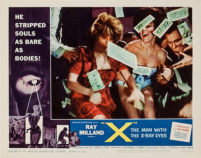 X: The Man with the X-Ray Eyes - Lobby Cards