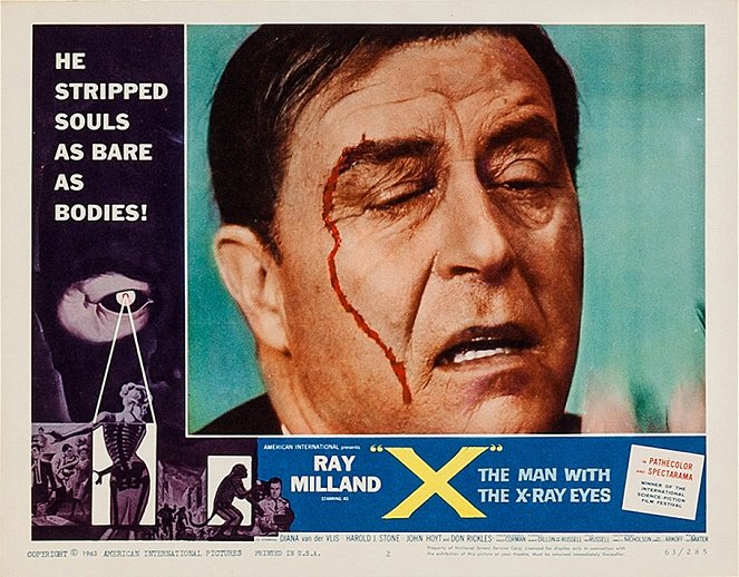 El hombre con rayos X en los ojos - Fotocromos - Ray Milland