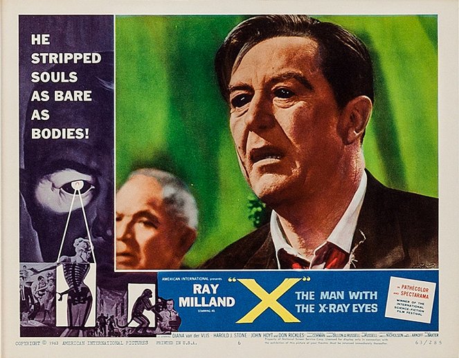 X: The Man with the X-Ray Eyes - Lobby Cards - Ray Milland