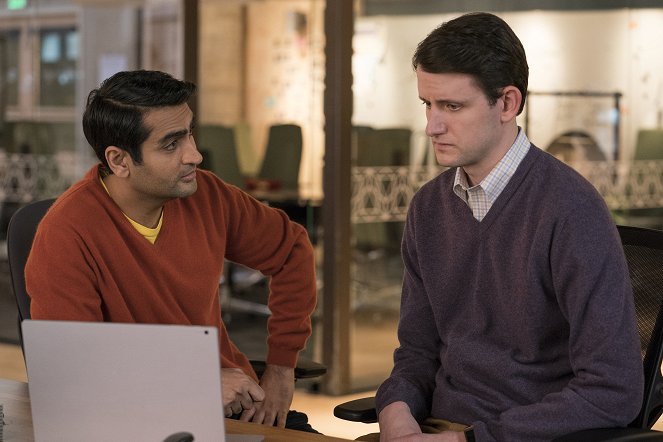 Silicon Valley - Facial Recognition - Photos - Kumail Nanjiani, Zach Woods