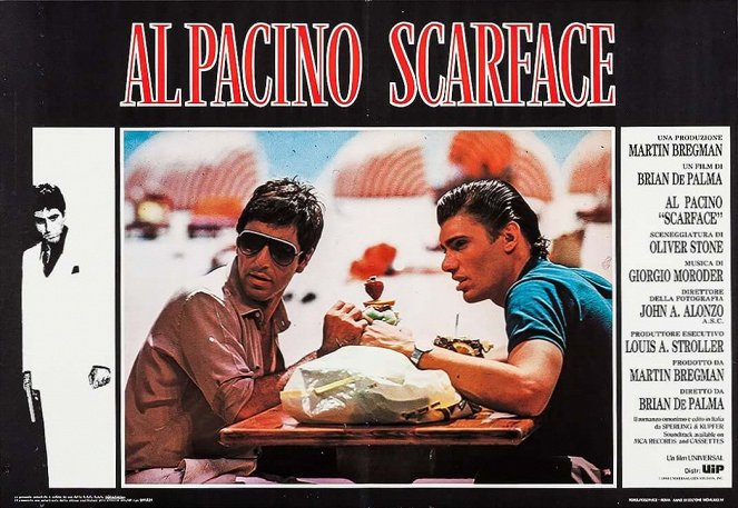 A sebhelyesarcú - Vitrinfotók - Al Pacino, Steven Bauer