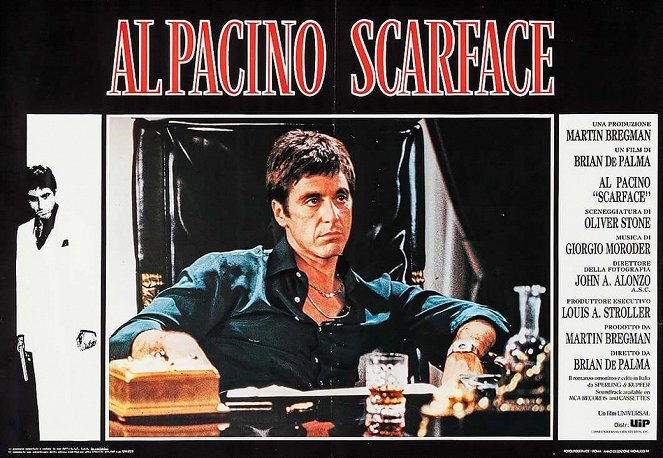 Scarface - Cartes de lobby - Al Pacino