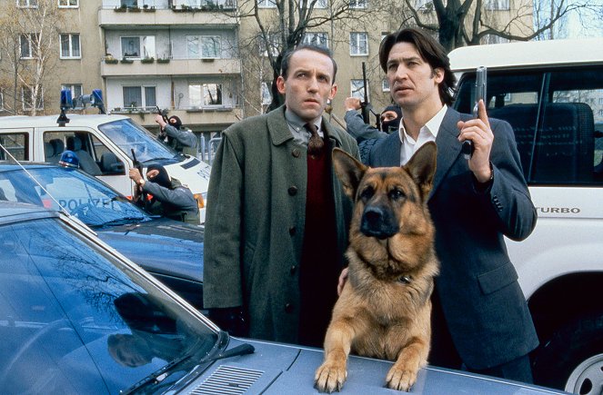 Poliisikoira Rex - Ajojahti - Kuvat elokuvasta - Karl Markovics, Reginald von Ravenhorst-koira, Tobias Moretti