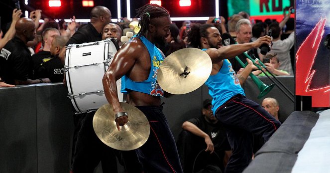 WWE Backlash - Photos - Ettore Ewen, Kofi Sarkodie-Mensah, Austin Watson