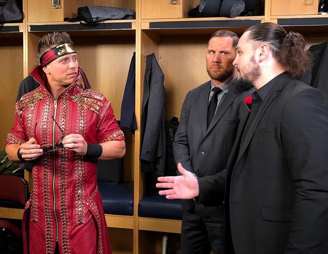 WWE Backlash - Tournage - Mike "The Miz" Mizanin, Joe Hennig, Taylor Rotunda