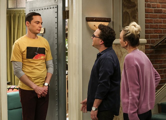 The Big Bang Theory - The Tenant Disassociation - Van film - Jim Parsons, Johnny Galecki, Kaley Cuoco