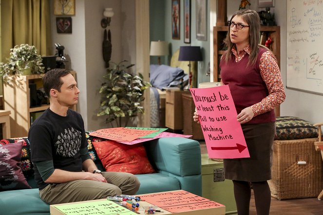 The Big Bang Theory - La disociación del inquilino - De la película - Jim Parsons, Mayim Bialik