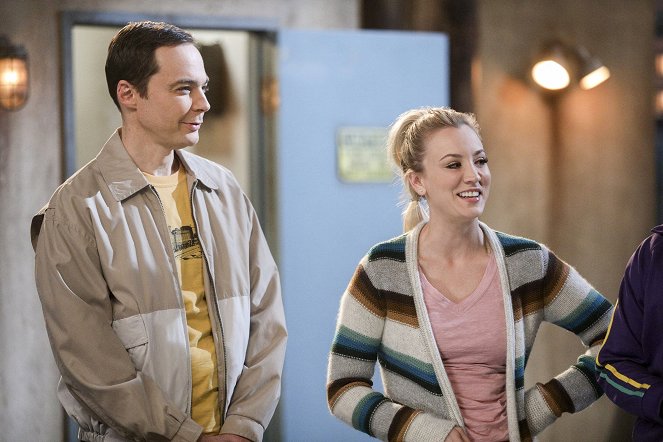 Teoria wielkiego podrywu - Polaryzacja komety - Z filmu - Jim Parsons, Kaley Cuoco